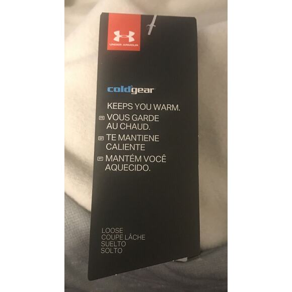 Medium Under Armour Coldgear Loose Fit Gray Womens Hoodie NWT 192006689232 - Picture 9 of 11